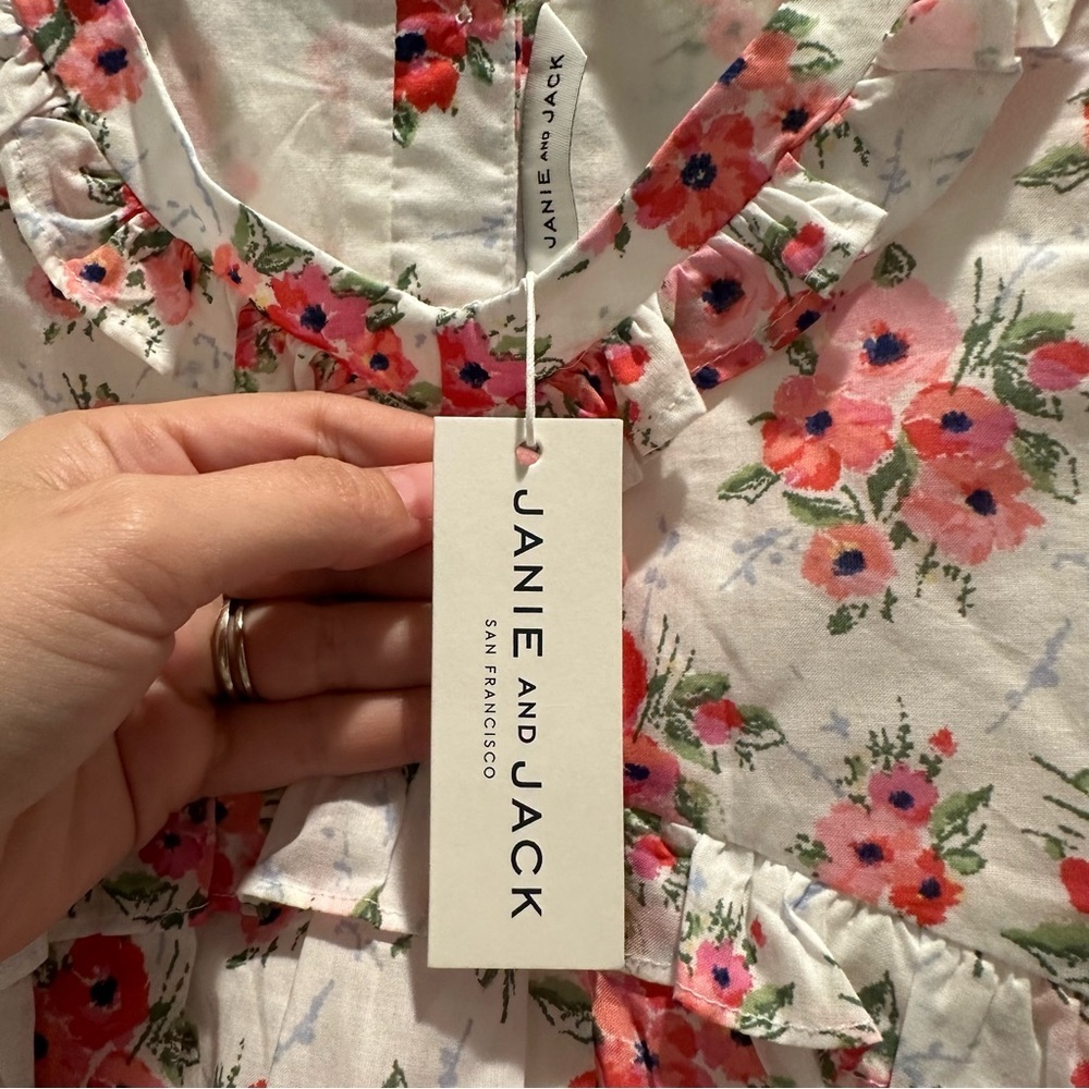 Janie and Jack Floral Blouse - Picture 3 of 5